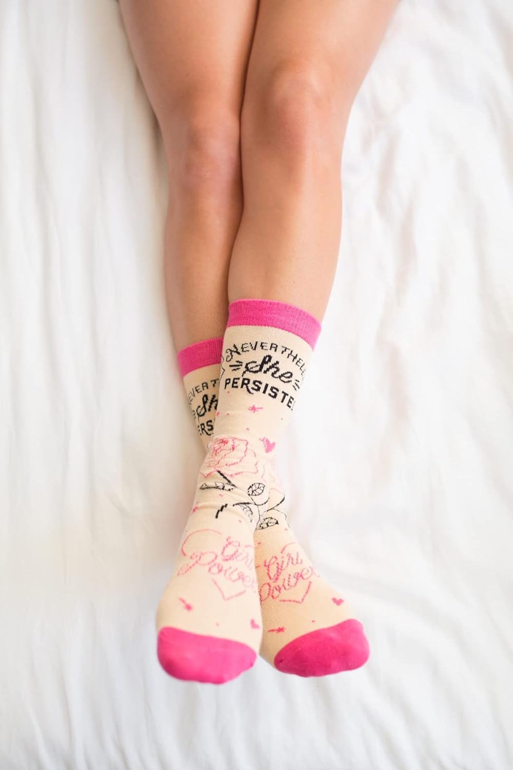 Crazy Dog T-Shirts Womens Empowering Socks Funny Footware for Girls to Make a Statement - Image 9