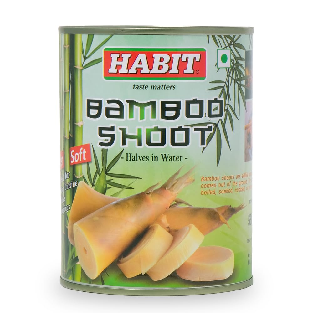 HABIT Bamboo Shoots – 560g x Pack of 6 | Tender & Edible Young