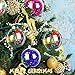 Produktbild Parsion Acrylkugeln, 8cm Weihnachtsschmuck Ball, DIY Aufhängen Transparente Weihnachtskugeln, Teilbar befüllbare Kunststoffkugel für Weihnachtsbaum Deko, Süßigkeiten Box, Geschenk Dekoration 20 Stück