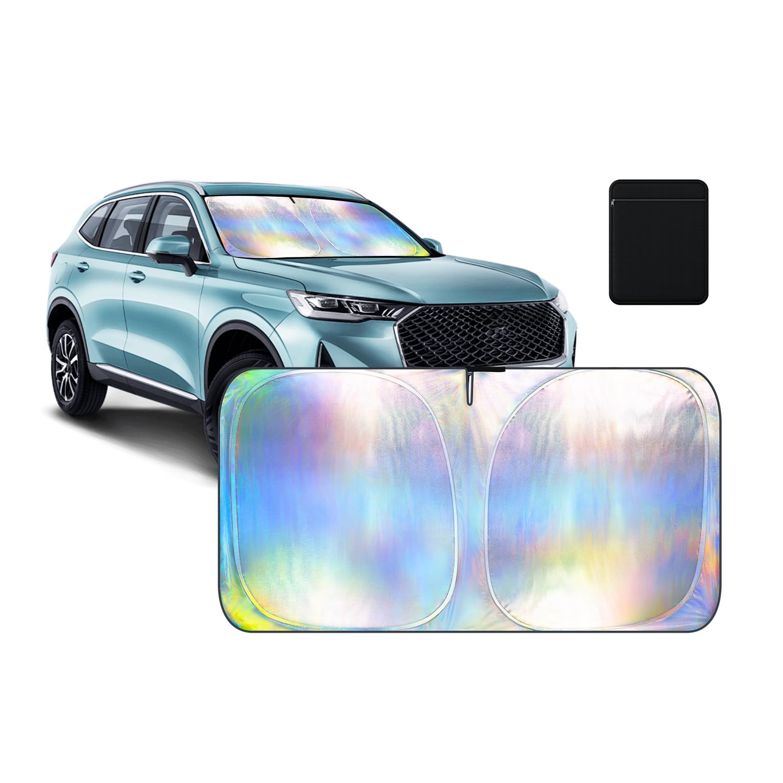 Photo 1 of Aokway Car Windshield Sun Shade | Laser Reflective | UV Blocker