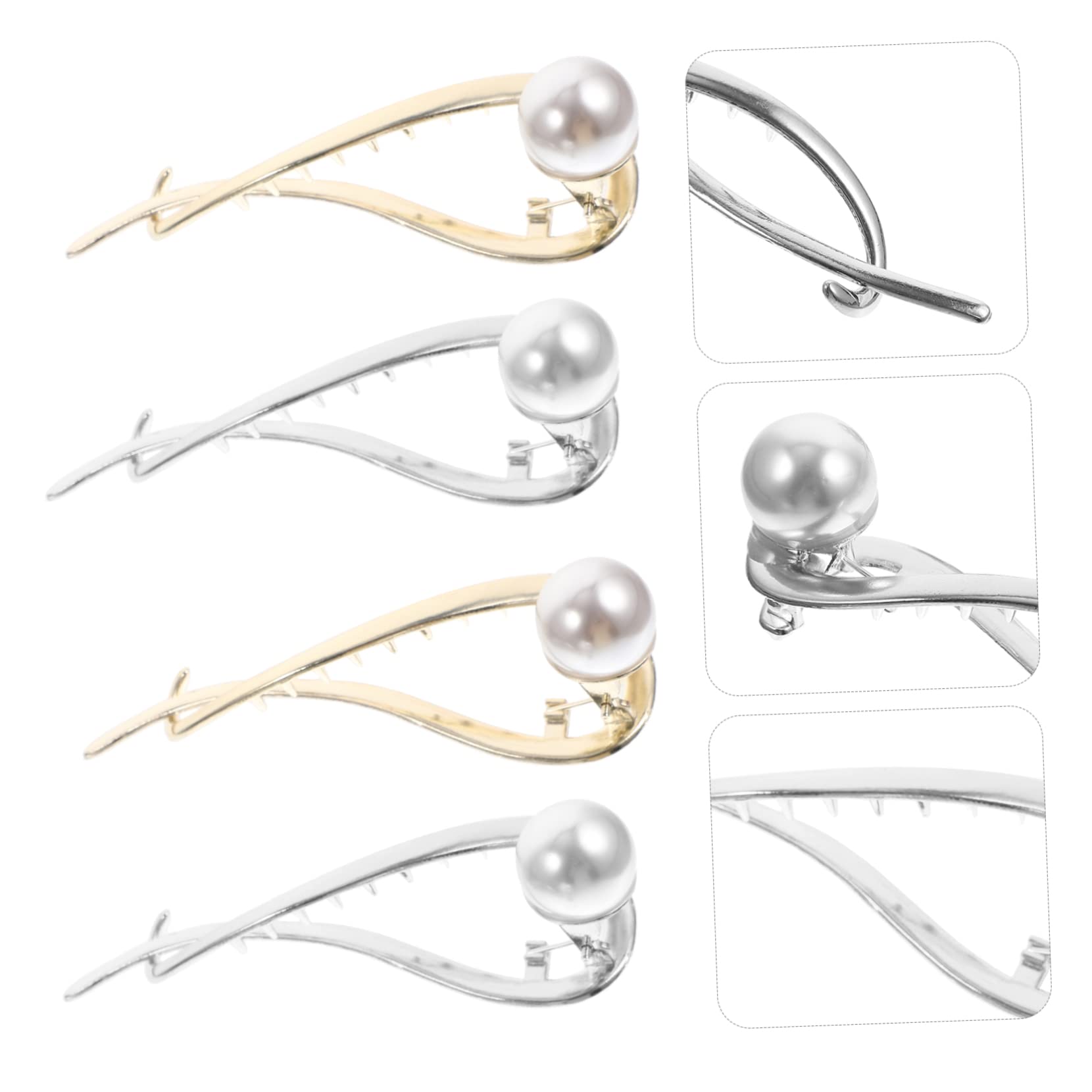 Housoutil 16stücke Elegante Perlen-haarspangen Für Frauen Schlichtes Haarschmuck Hochzeiten Und Festliche Anlässe Leicht Und Komfortabel Zu Tragen