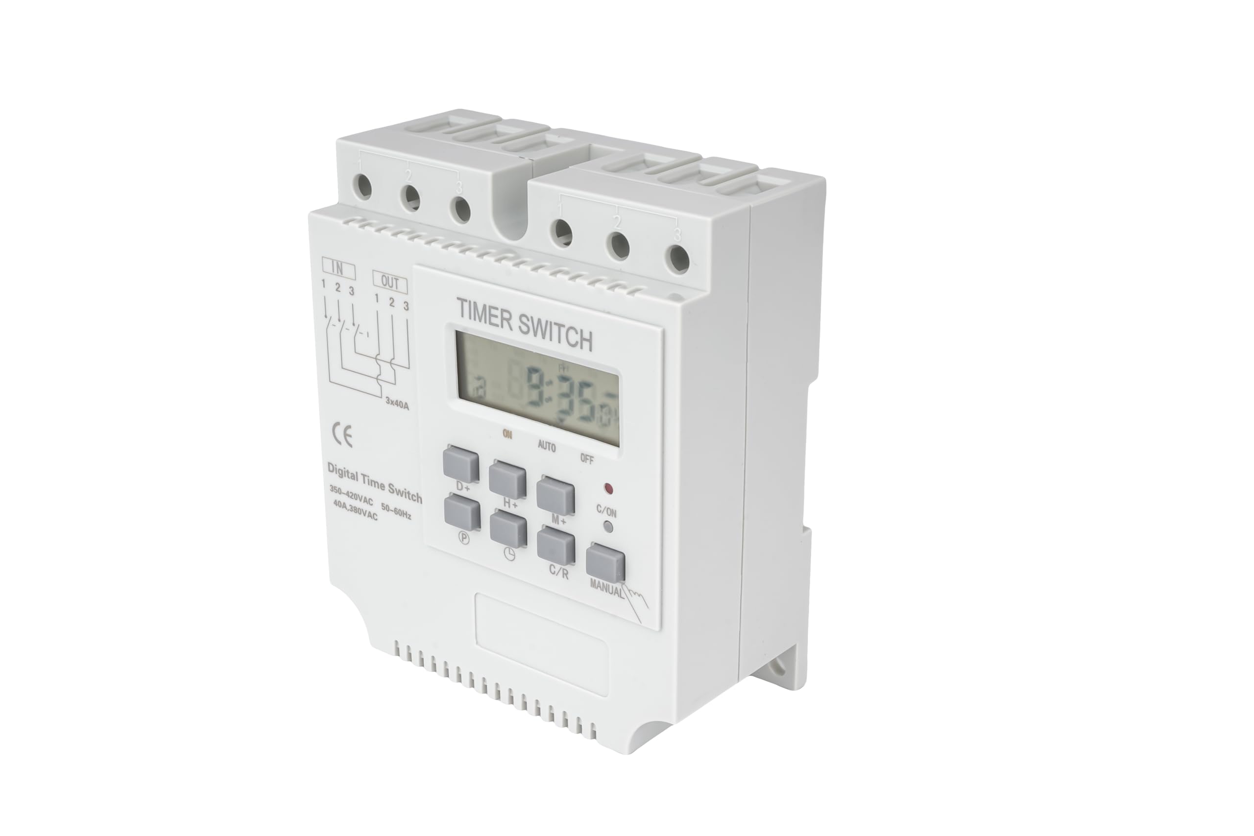 MAXWELL 3‑Phase Digital Time Switch | Weekly Programmable | LCD Display |Flush Mount | 230V-image-10