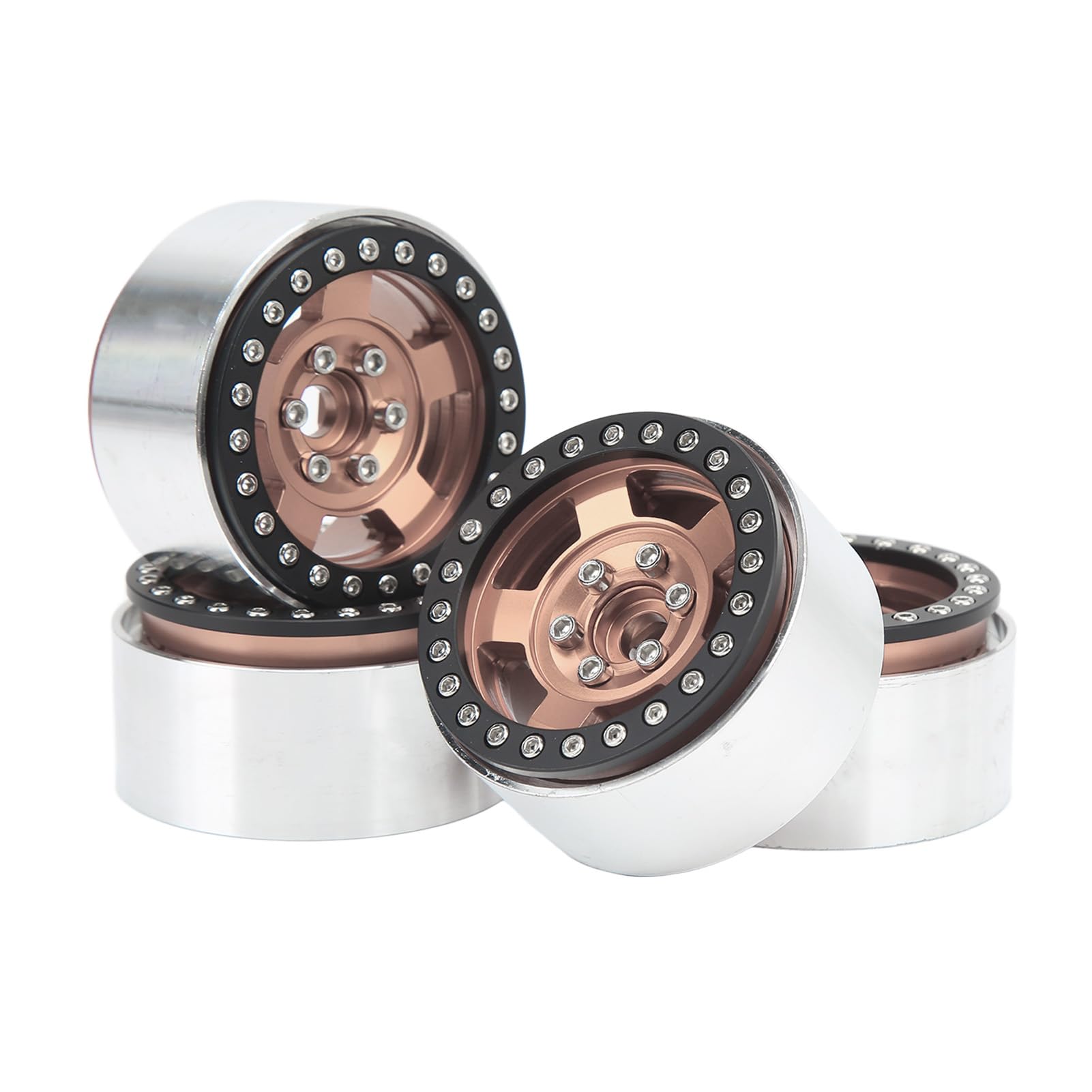 Metalowe felgi RC 1,9 cala dla lepszej wydajności SCX10 90046 AXI 03007 MST 1/10 RC Car (Bronce)