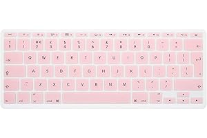 HRH Ergonomic European Layout Keyboard Cover Compatible with MacBook Air 11 Inch.