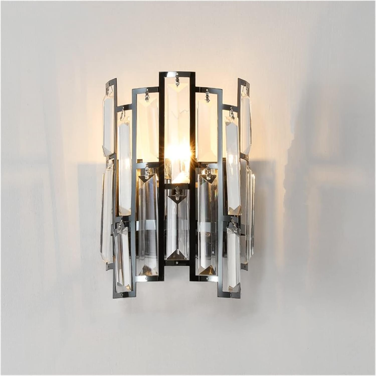 HXYSXHJUO Wall lamp, Copper LED Light Luxury - Crystal Sconce Lamp Compatible with Living Room Restaurant Bedroom Stair Decorative Light, Pendant