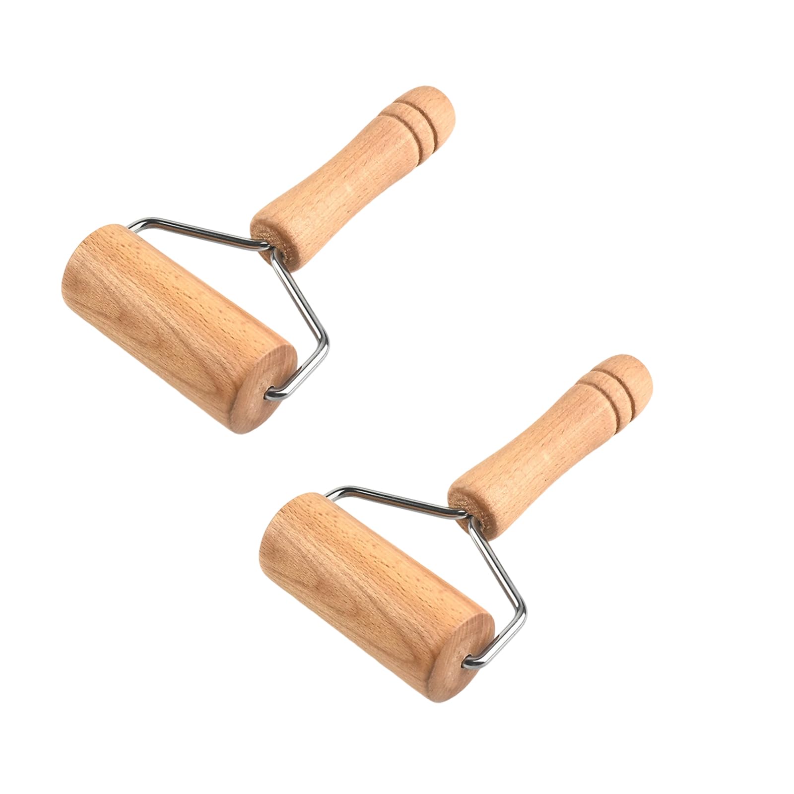 APGLSXY Ergonomic Wooden Dough Roller Stick Resistant Rolling Pin for Homemade Pizza Pastas Cookie Pastries and Dumplings Pizza Rolling Pin