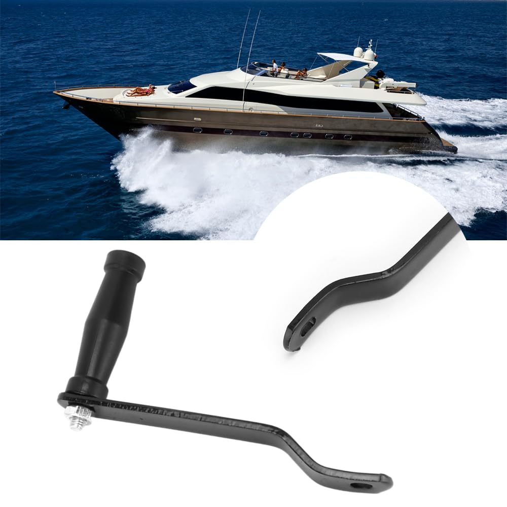 Poignée De Treuil Marin En Acier Et ABS - Remplacement Facile, Durable, Pour Remorques Bateaux