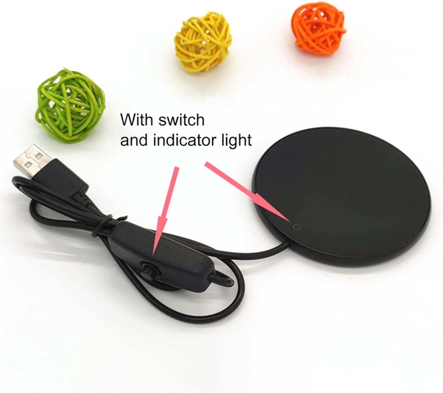 USB Coffee Cup Pad Metal Heating Coaster Office Constant Temperature Water Cup Warmer Heater Pad Heating Base Insulation Bas Heater