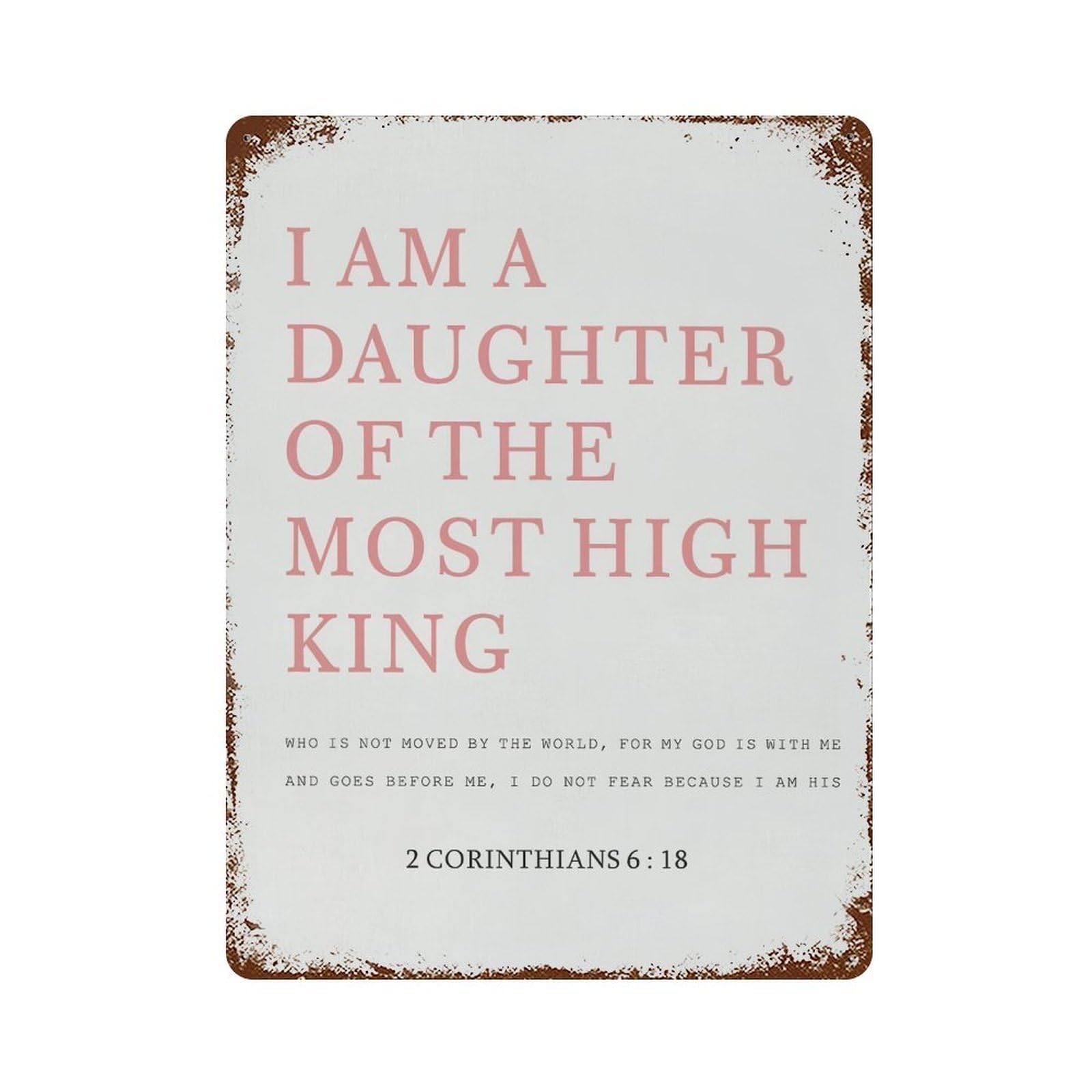 xiaoxiaoshen 2 Corinthians 6 Scripture Quotes Wall Decor Art Metal Tin Poster Modern Home Decor Art Home Bar Shop Decorations Vintage Sign 40x30cm