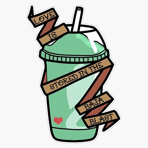 Miniatura 1 de Love is Stored in The Baja Blast - Adhesivo adhesivo de vinilo para parachoques, impermeable, 5 pulgadas