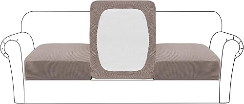 Vista 52 de Flamingo P Funda de cojín elástica de alta estiramiento para asiento de sofá, protector de muebles para sofá, funda de sofá suave y flexible