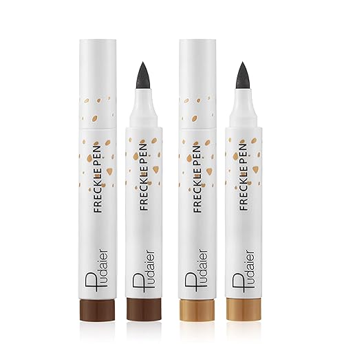 Miniatura 1 de Freckle Pen 2 Pcs Marrón Claro Natural Like Face Freckle Makeup Pen 0.17 Fl Oz