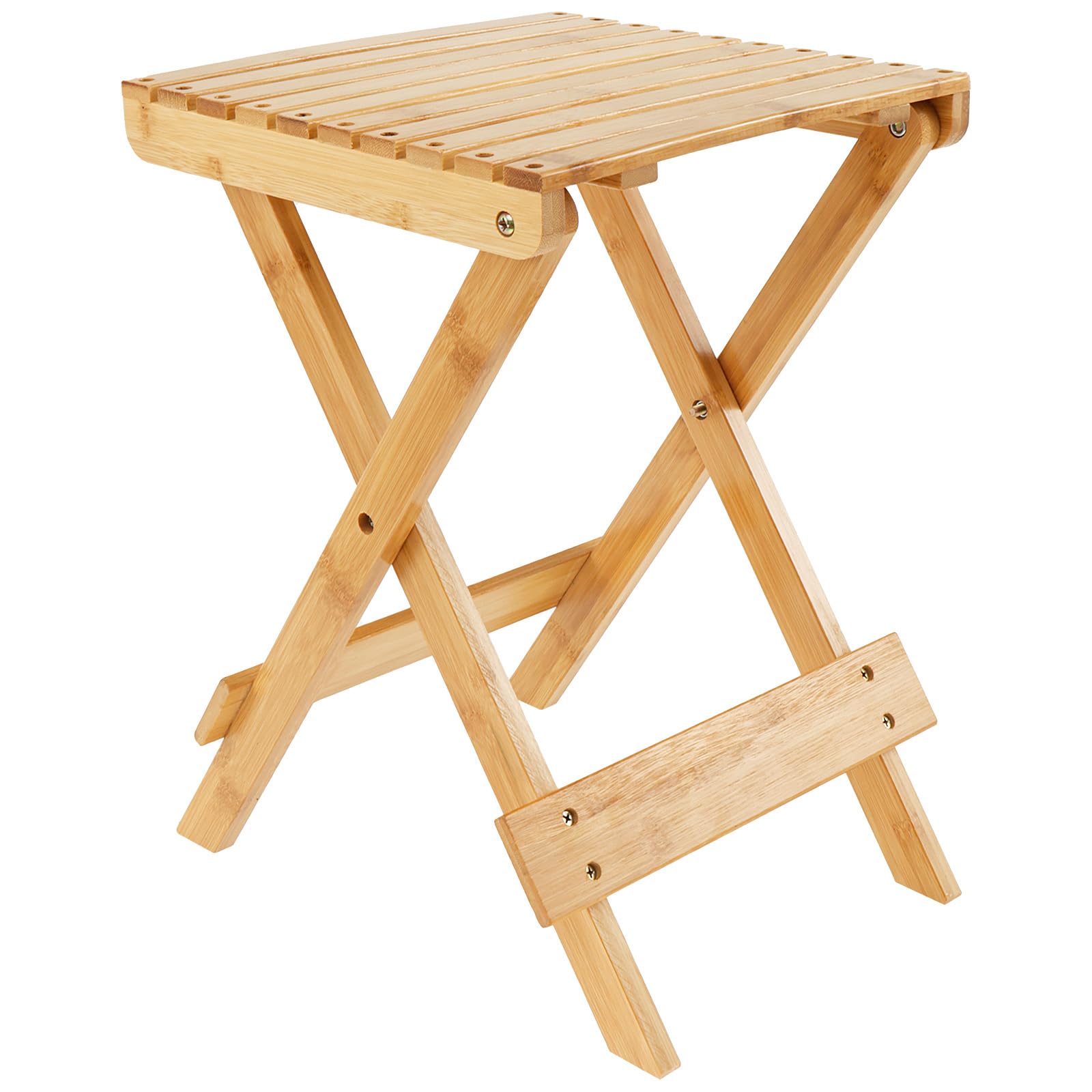 HZUIZXYO Folding Side Table,Wood Small Folding Table Foldable Small Patio Table Lightweight Portable Side Table Compact Patio Folding Table for Indoor Outdoor,28x28x40cm