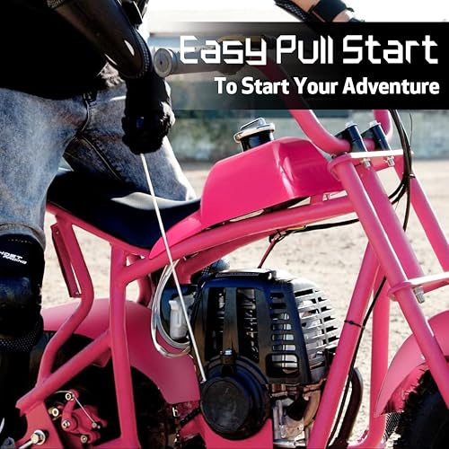 Miniatura 4 de FRP DB003 - Mini moto de cross de 2 tiempos de 50 cc, mini bicicleta para niños, a gasolina, todoterreno todoterreno, mini motocicleta de gasolina,