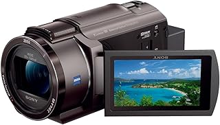 SONY(ソニー) 4K ビデオカメラ Handycam FDR-AX45A(2022年モデル) ブロンズブラウン 内蔵メモリー64GB 光学ズーム20倍 空間光学手ブレ補正 FDR-AX45A TI