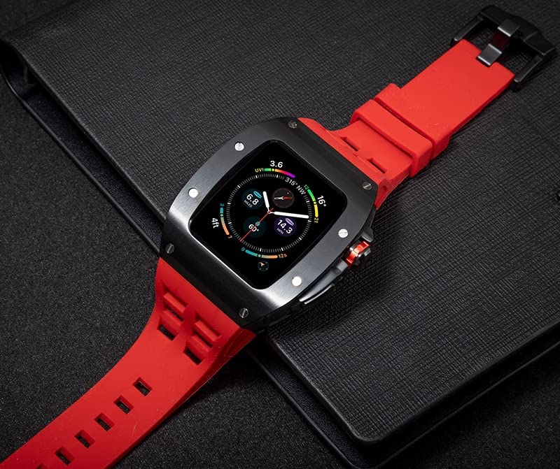 Kit de modification Apple Watch en acier inoxydable | Boîtier de luxe 45mm - 5