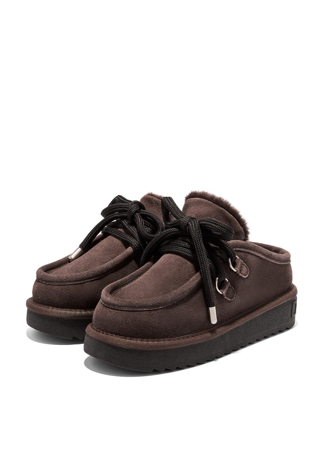 D.Franklin Chodaki Damskie Nordic Clog w kolorze czekoladowym - Buty Damskie - Moda Casual - Rozmiar (41) - Model nordic
