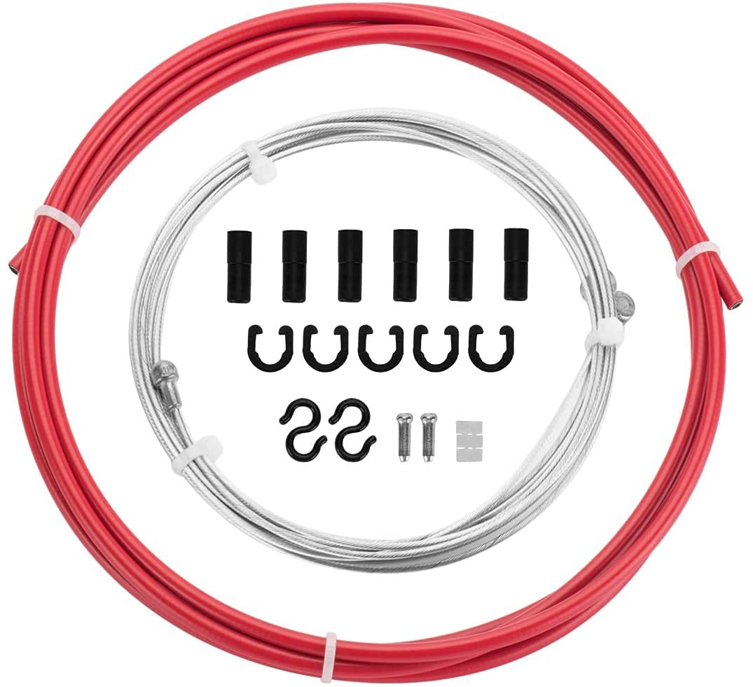 Cavo Freno Bici Giallo Set Cavi E Guaine Per Freni Anteriore - Foto 3