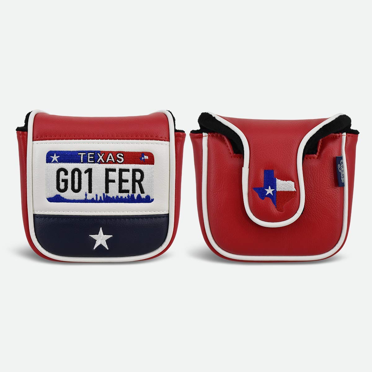 PRG Americas PRG Originals Texas Spider Mallet Putter Cover, R/W/B