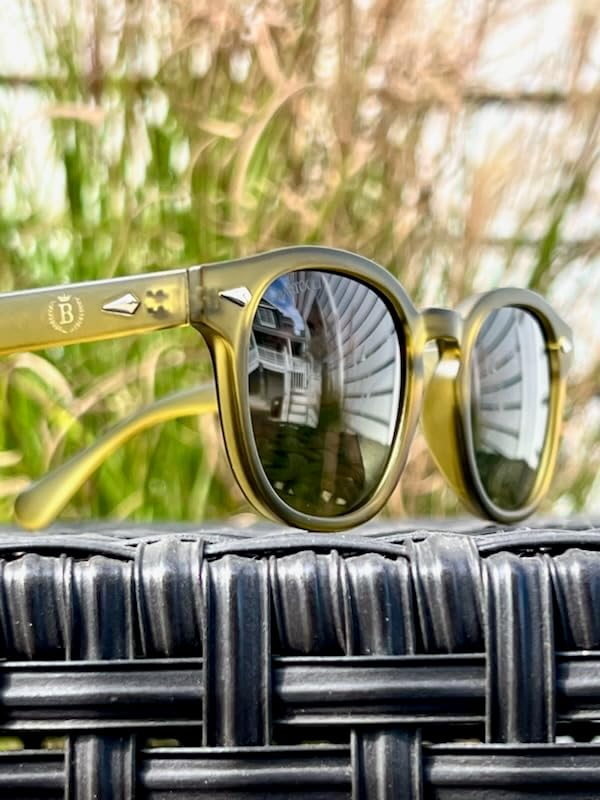 Polarized UV400 Round Unisex Recycled Material Sunglasses, Earth Friendly, TAC, Multiple Colors - Image 5