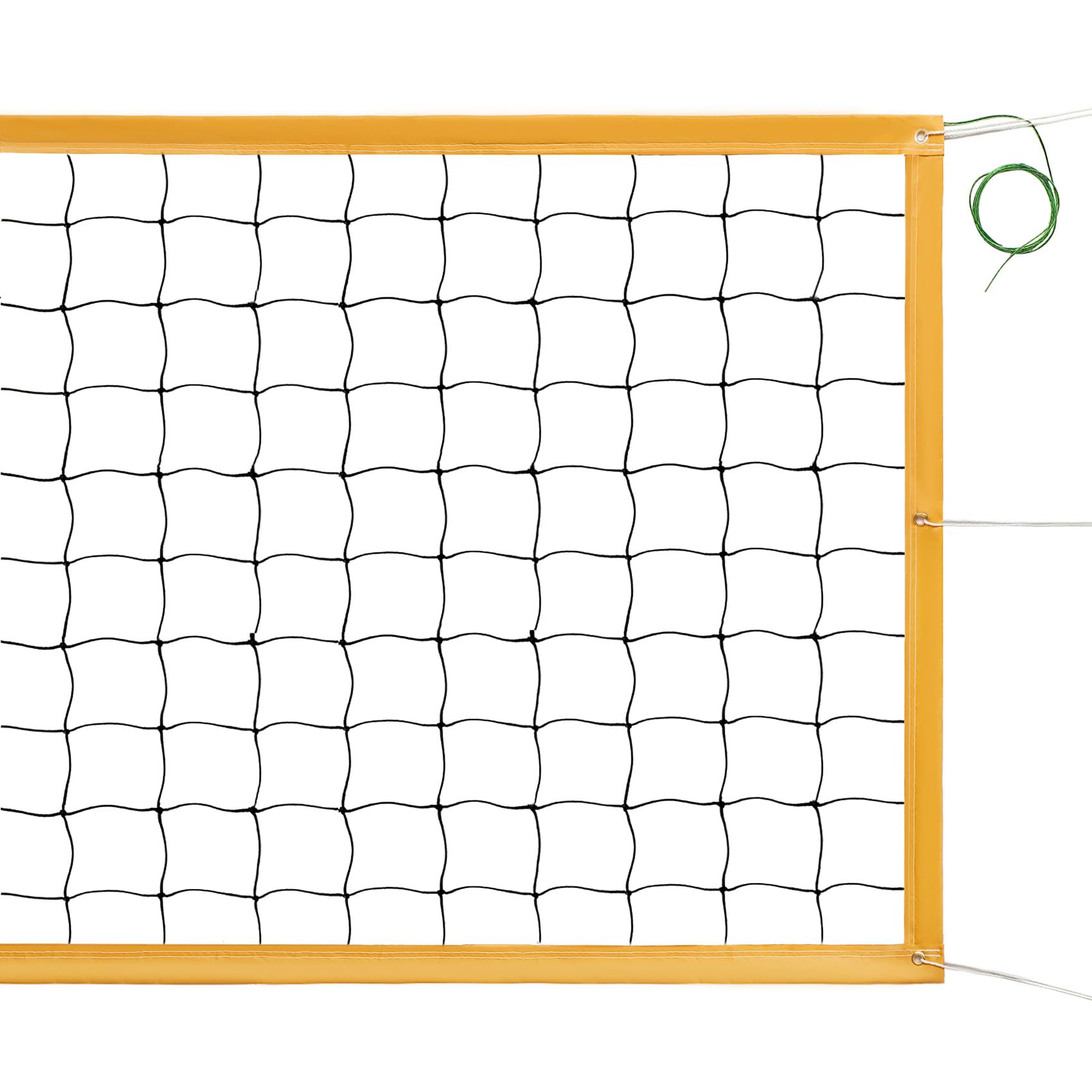 Filet de volleyball pliable 9,5 m x 1 m Filet de rechange pour volleyball jardin/plage Filet de sport pour volant, tennis, volleyball avec sac de transport