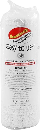 Miniatura 5 de Sandtastik Paño de yeso Rappit, rollo de 4" x 135'