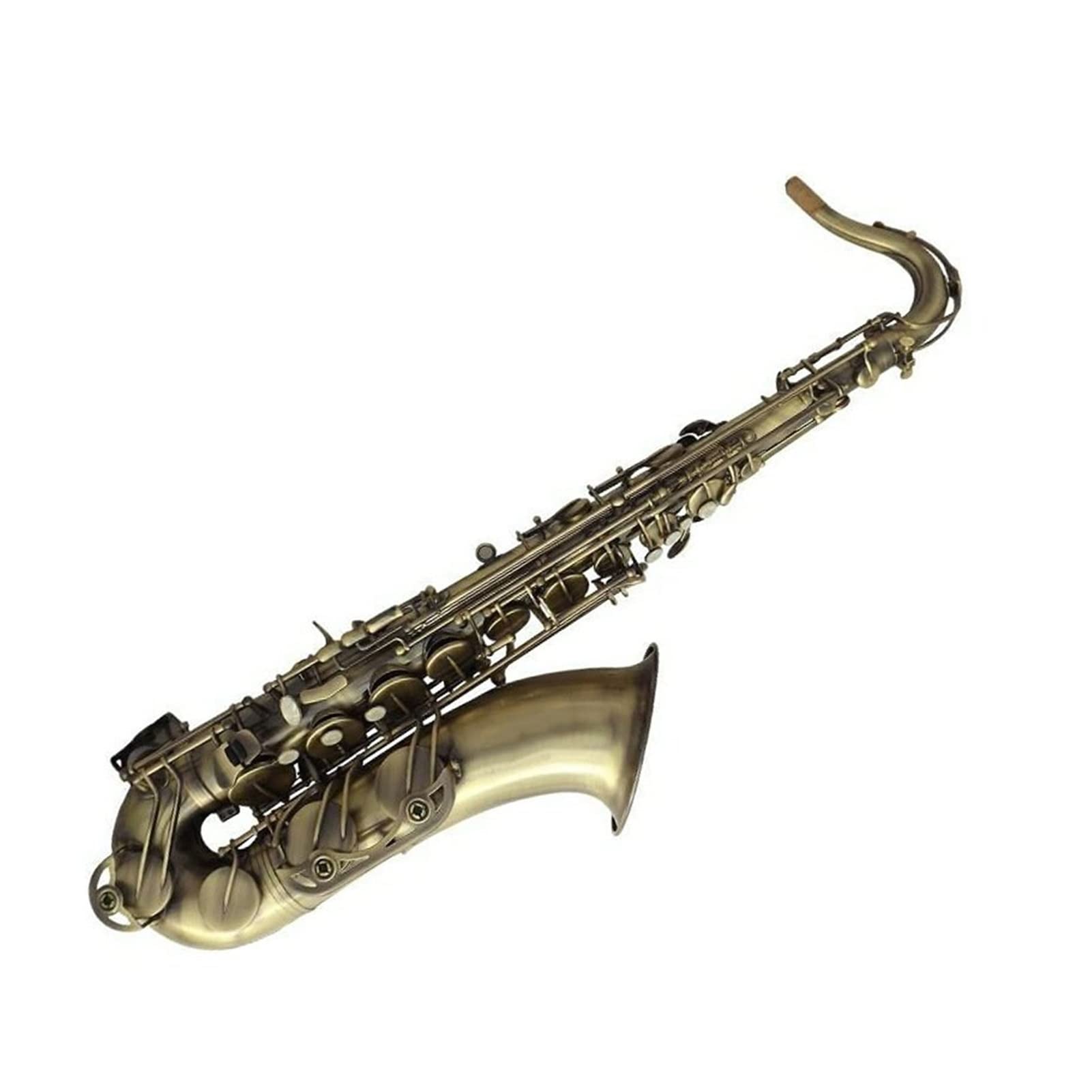 Antique B Strumento di Sassofono Tenor Tenor per i Principianti Performance del Test di valutazione Sax Ottone