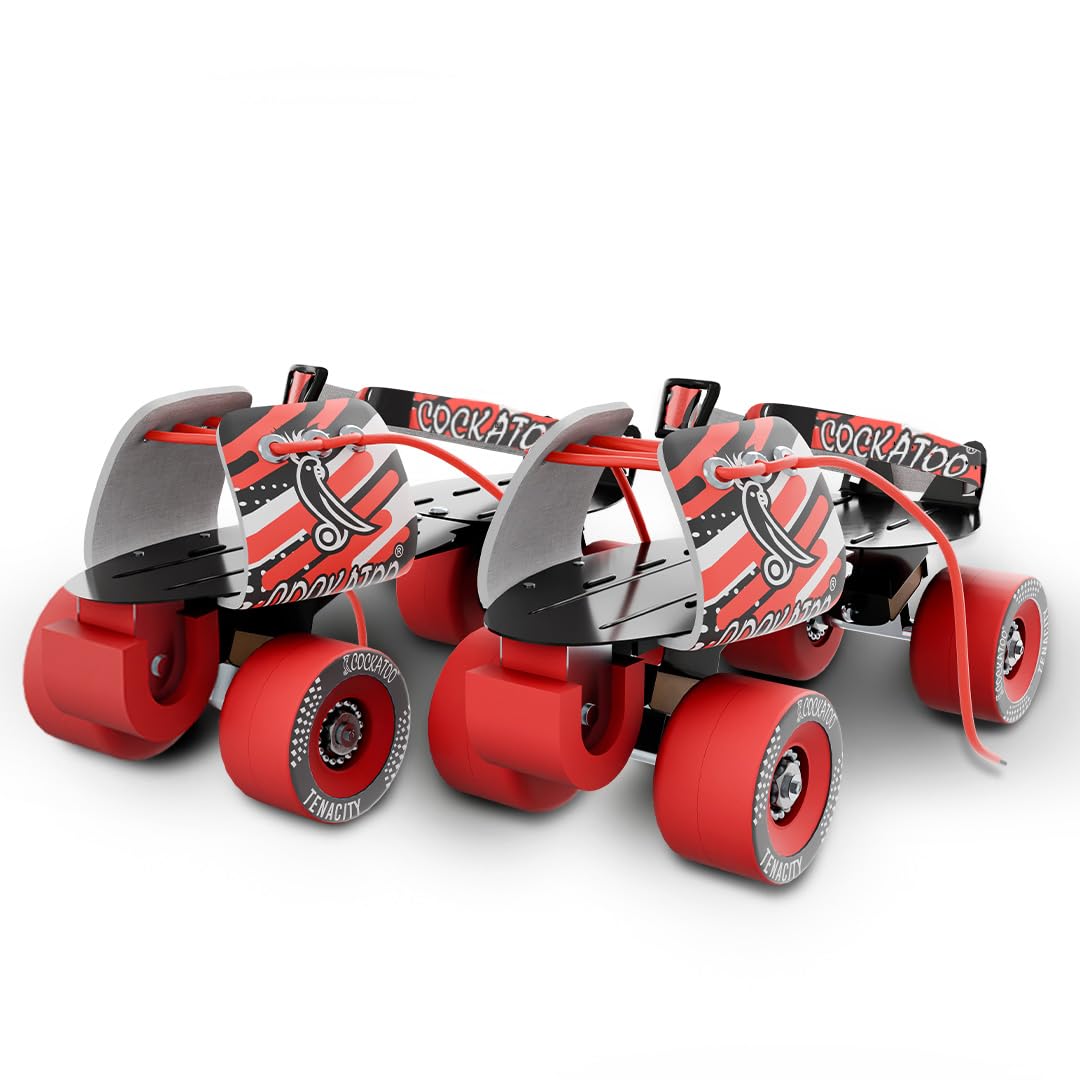 Cockatoo Tenacity Adjustable Roller Skates|Versatile 4-Wheel Roller Skates for Kids 6-12 Years(6 Month Warranty)-image-9