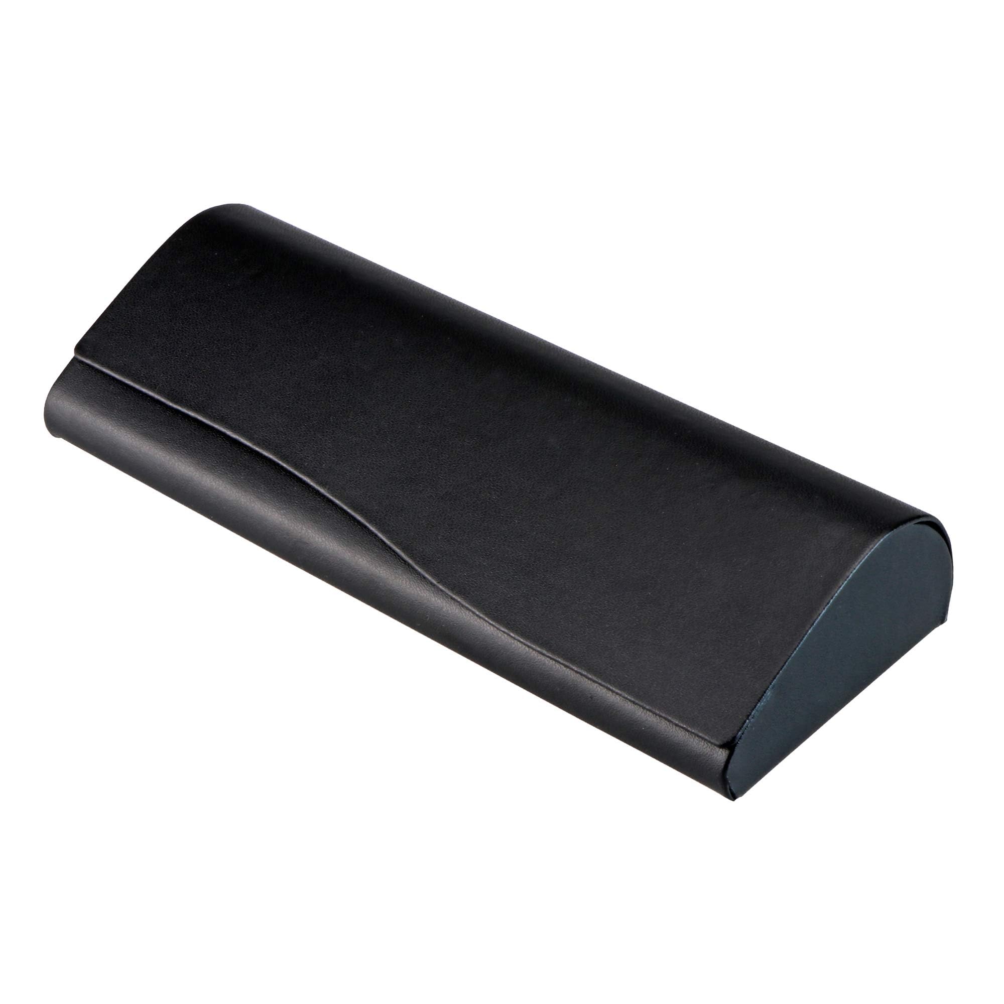 Eyeglass Case Hard Shell, Portable Sunglass Case, fashionable PU Leather Eyeglass Case, Lightweight
