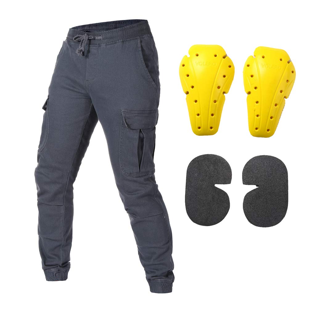 Motorcycle Riding Jeans With Armor Cargo Pants for Men Women (XL=34