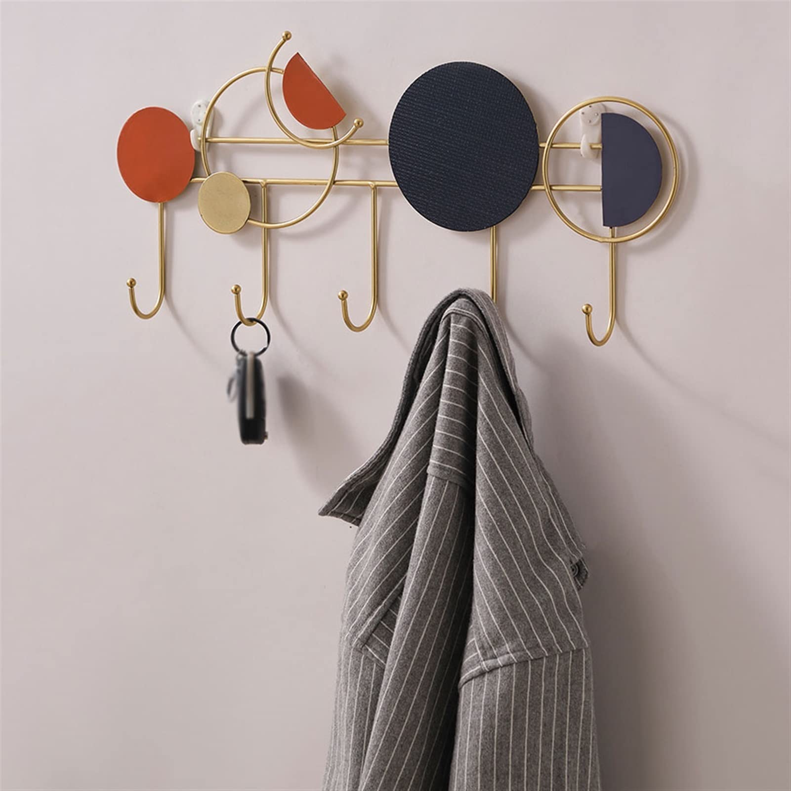 GLigeT Perchero de Pared Gancho de Pared de la Puerta Creativa, Percha de Pared, Gancho de Abrigo de Lujo de Lujo de Lujo, Adecuado for el hogar, Restaurante, Tienda, cafetería Ganchos de Perchero