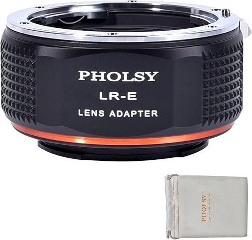 Miniatura 20 de PHOLSY Adaptador de Lente de Enfoque Manual Compatible con Lentes Canon EOS EF a Cámara de Montura E Compatible con Sony a1 a9ii a7S iii/ii, a7R
