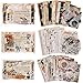 660 Adesivi Vintage per Scrapbooking Diario Adesivi Decorativi Fai da Te Carta di Materiale Decorazioni per Album Francobolli Journal Libri Planner Quaderni Kit di Sticker Estetico in Pizzo