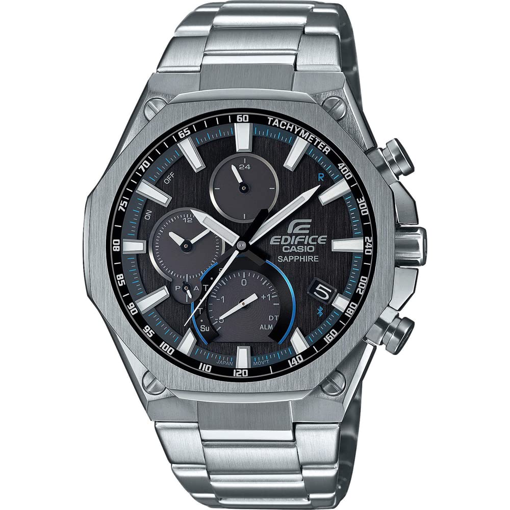 Casio Montre - CASIO - EQB-1100D-1AER - 51,1mm - Acier inoxydable - Bluetooth Smart - Solaire
