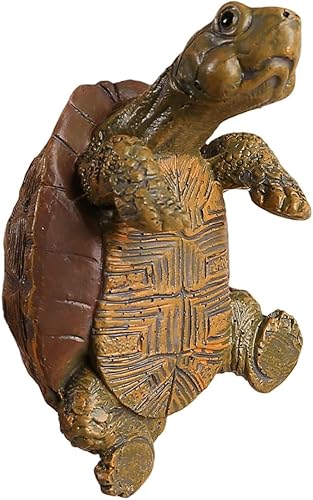 Miniatura 8 de Banax Encantadora estatua de pesca de tortuga de resina, estatua de tortugas hechas a mano para decoración de jardín al aire libre, patio