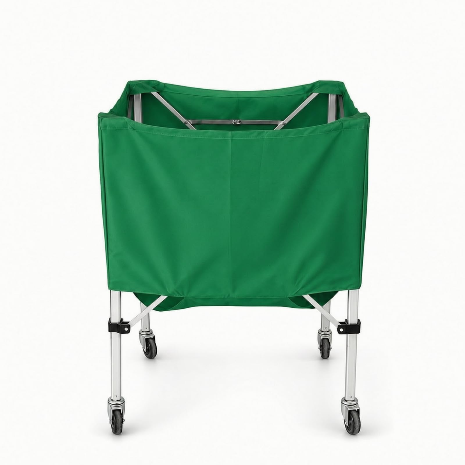 kowaku Carrello Porta Palline da Tennis Salvaspazio Carrello Porta Palline da Tennis con Borsa Trasporto Polivalente Raccoglipalle per Palestre, Verde