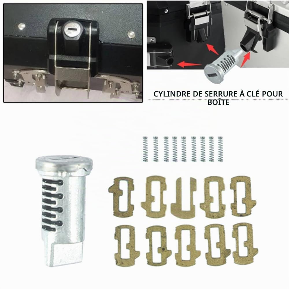 Jeu De Cylindres De Serrure En Aluminium Pour BMW R1200/1250Gs Adv F750/850Gs, Serrure De Sacoche - Coffre Plug-And-Play