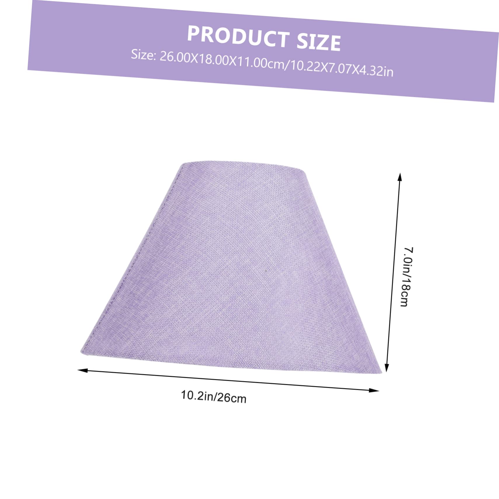 BESTonZON Pantalla y E27 de Lino Pequeña de Lámpara Compatible E14 Material de Tela y Metal para Lámpara de Escritorio y Pared Adecuado para Estudio y Hogar