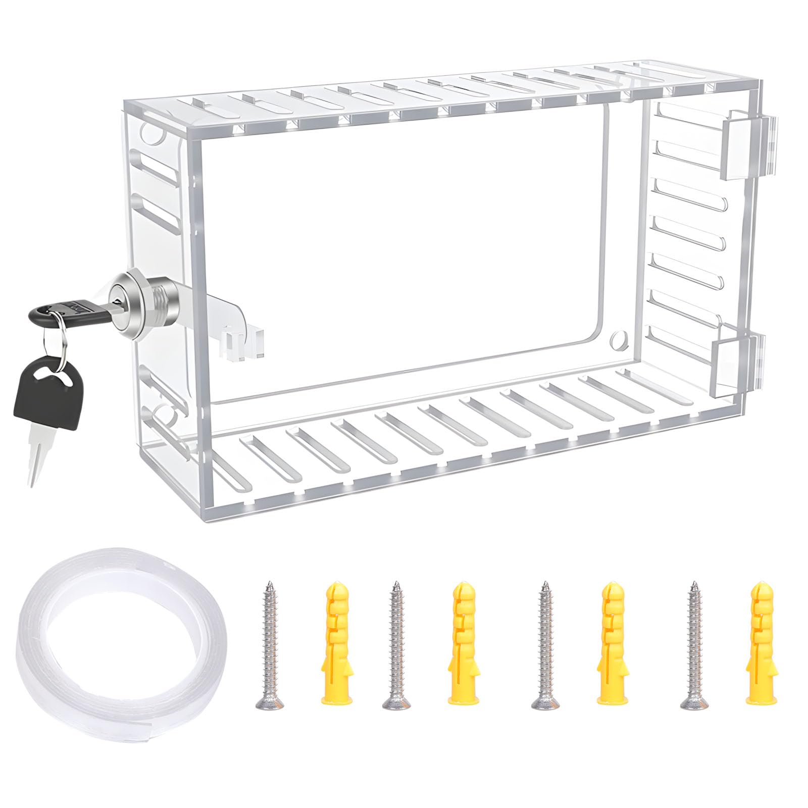 Buxuaaaa A Security Thermostat Box With Reinforced Nti Pry Universals For Easyly Installation Includes 2 Clear Thermostat Protectors