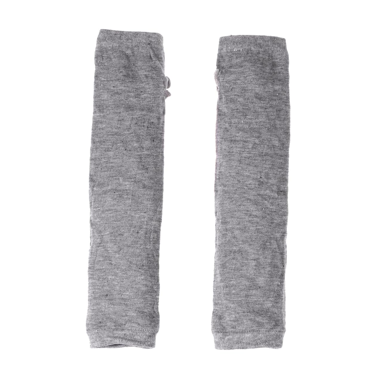 WOFASHPURET Long Winter Gloves Knitted Arm Sleeves Fingerless Warmers Thumb Hole for Women