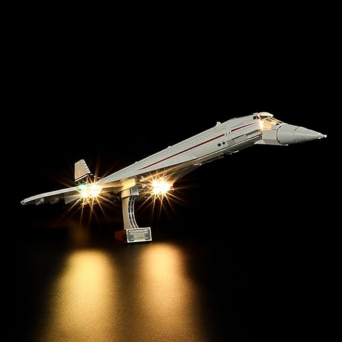 LIGHTAILING Luz para Lego- 10318 Concorde - Kit de iluminación LED compatible con el modelo de bloques de construcción Lego - NO incluido el juego