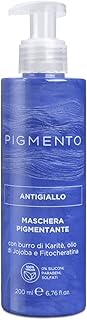 Pigmento, Mascarilla Pigmentante, Tratamiento Reavivador del Color con Manteca de Karité y Aceite de Jojoba, Nutre, da Brillo y Sedosidad al Cabello, Color Azul Profundo, 200 ml