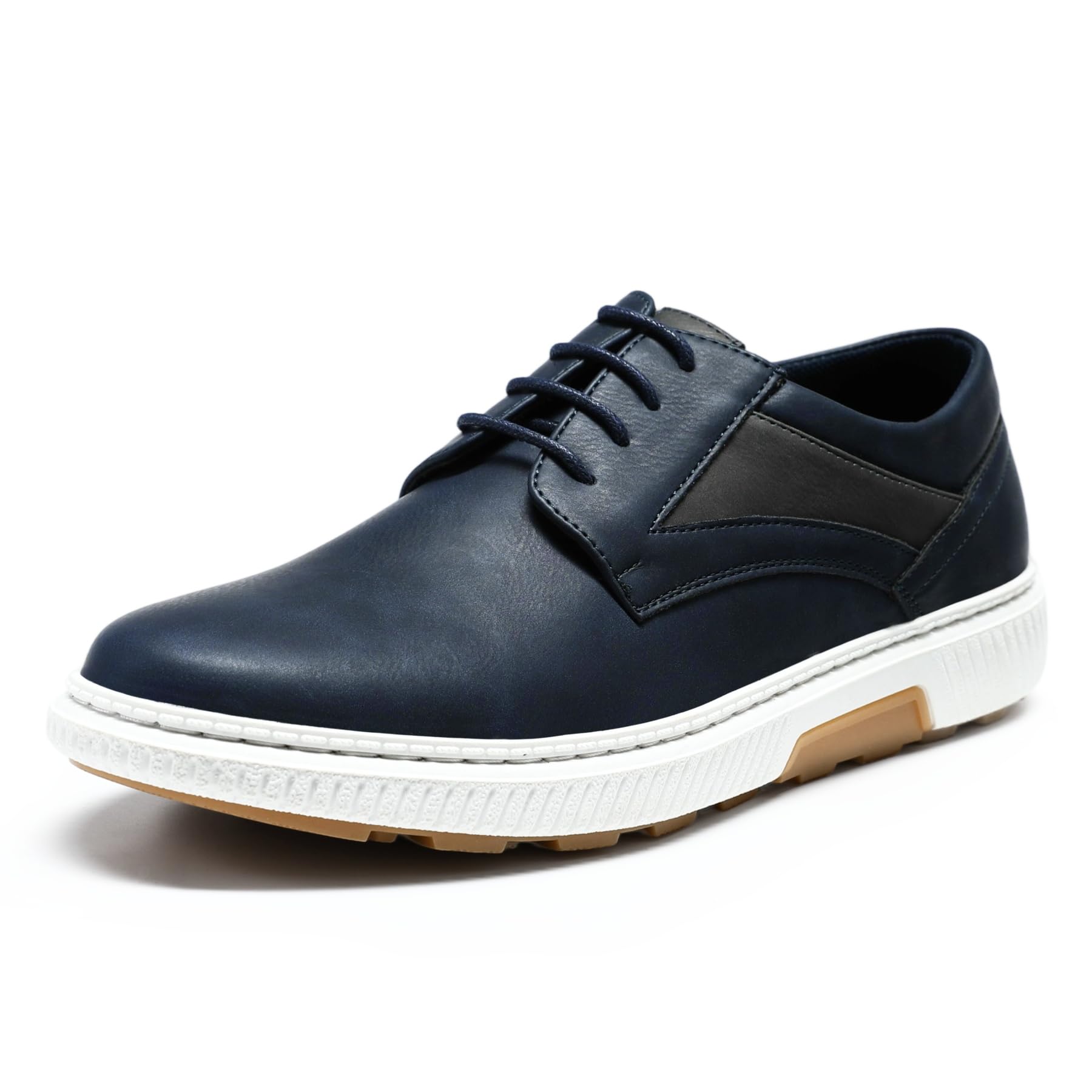Allthemen Hombre Zapatillas Deportivas Cómodas Con Cordones Para De Piel Oxford Transpirable, Ideales Para El Trabajo