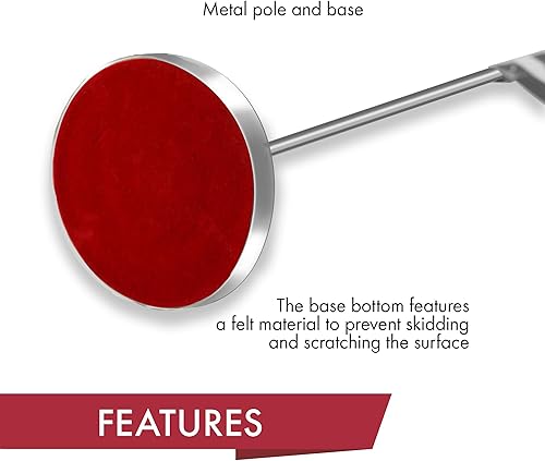 Miniatura 3 de G128 Juego de banderas de escritorio mexicano mexicano de lujo, 8.5 x 5.5 pulgadas, poliéster 300D impreso, con cúpula y base plateadas, poste de