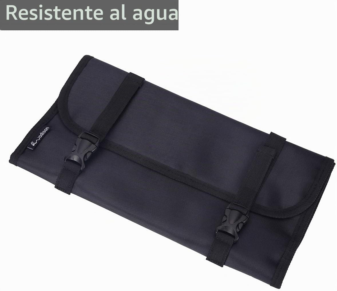 Neceser Plegable Transparente para Colgar artículos de Aseo de Viaje, Organizador de cosméticos