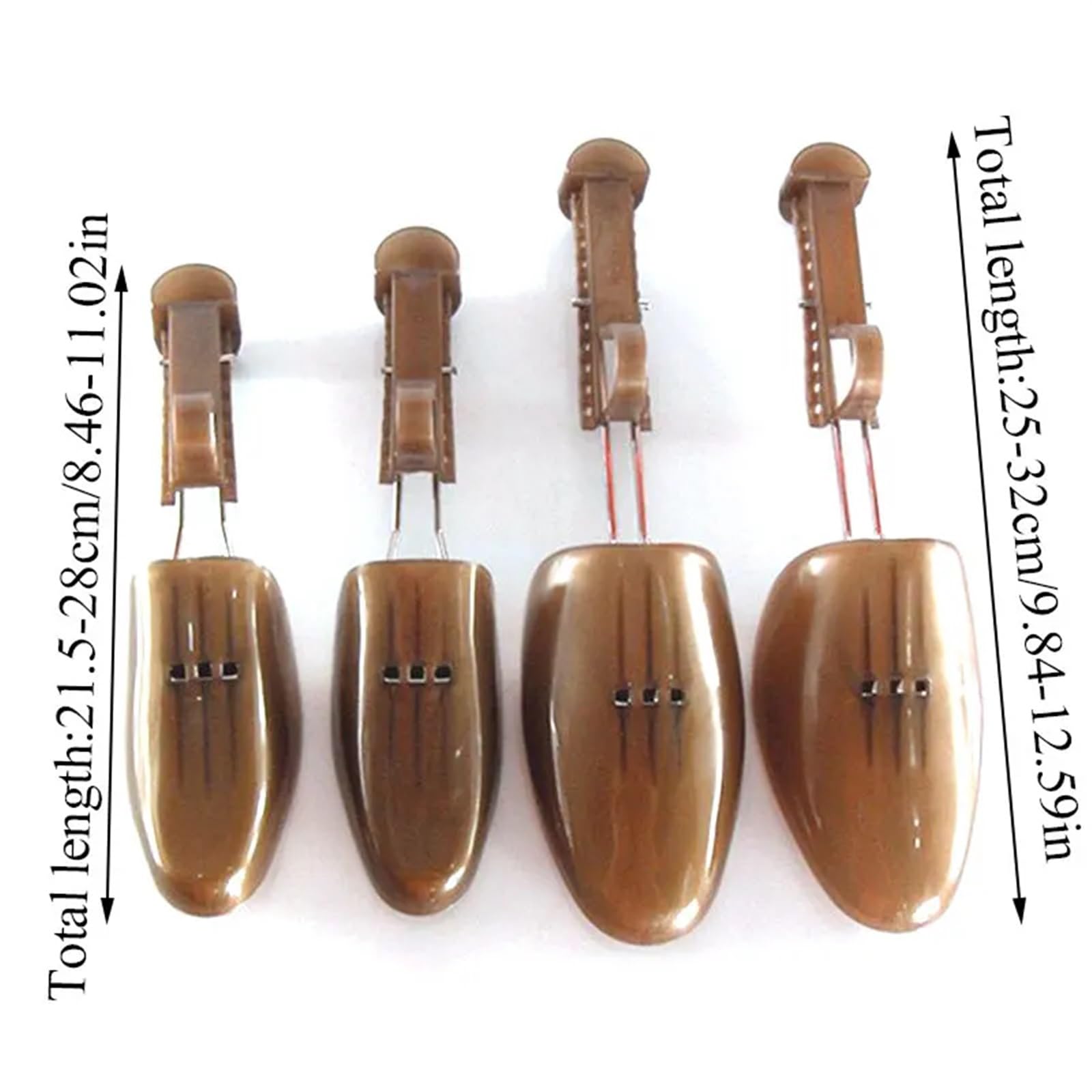 áRbol De Zapatos 1 par de Botas de plástico Ajustables, ensanchador de Zapatos for Hombres y Mujeres, Soporte for Zapatos, expansor de árboles, Extensor de Zapatos Marrones Shoe Tree(25-32cm)