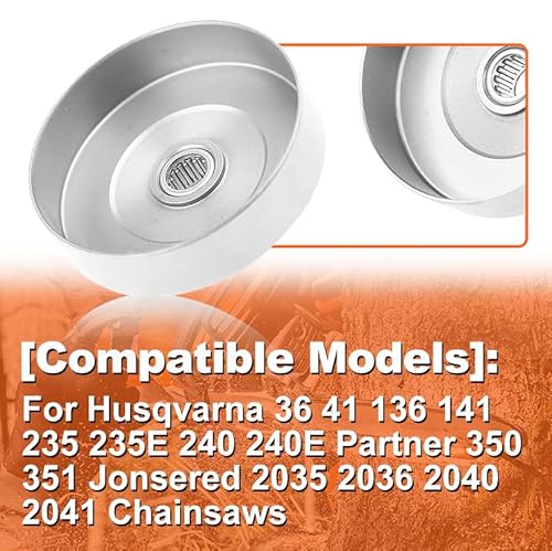 Mtanlo 3/8-6T Kettenrad Kupplung für Husqvarna 120 36 41 136 137 141 142 235E 240 Jonsered 2035 2036 2040 2041 Partner 350 351 Kettensäge 530047061 51 51 53061 530061 530061