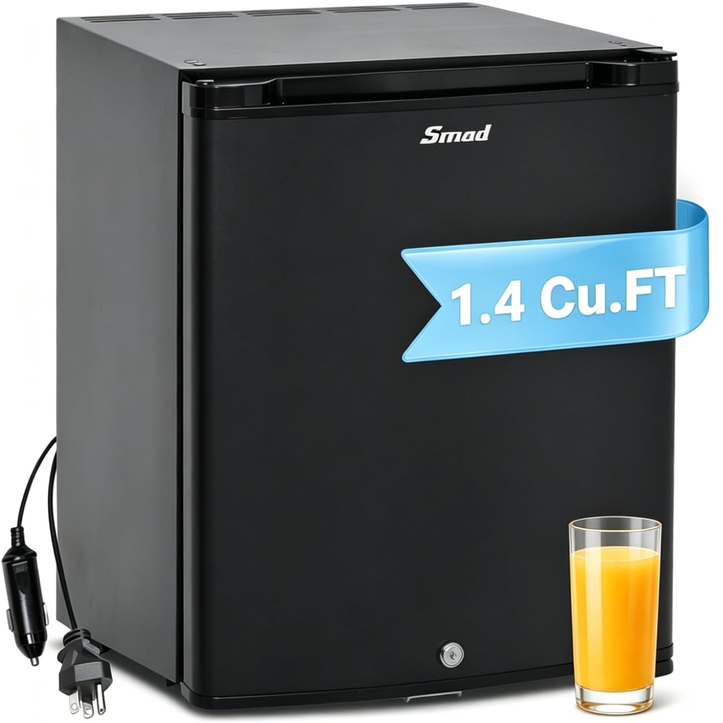 Smad DSX-40B2U-2 1.4 cu ft Compact Fridge Black