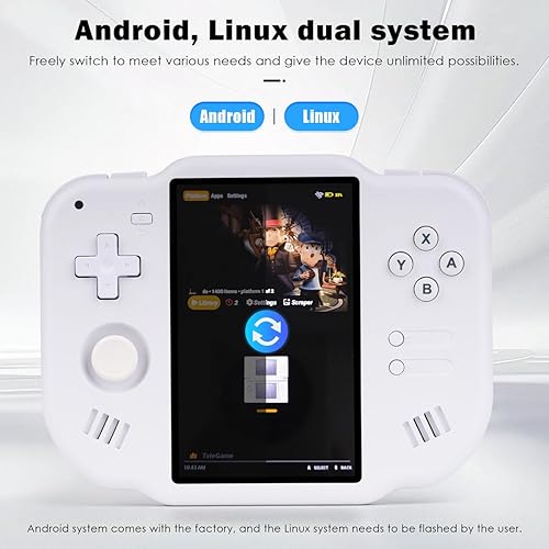 Miniatura 3 de MagicX Zero 40 - Consola de juegos portátil, pantalla IPS de 4.0 pulgadas, consolas de videojuegos retro con batería de 4300 mAh de larga duración y