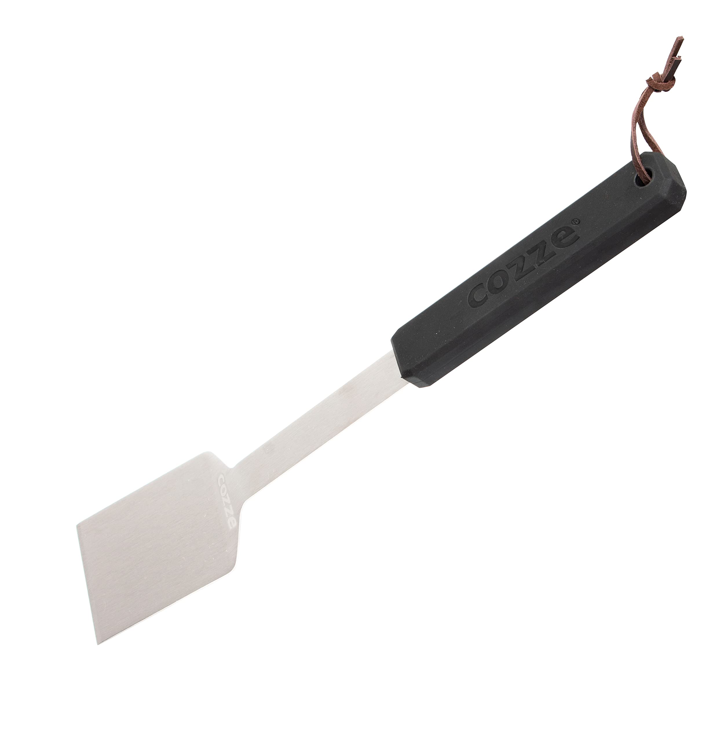cozze Spatola per grigliare Cozze® 11x8x45 cm con manico in PP - acciaio inossidabile